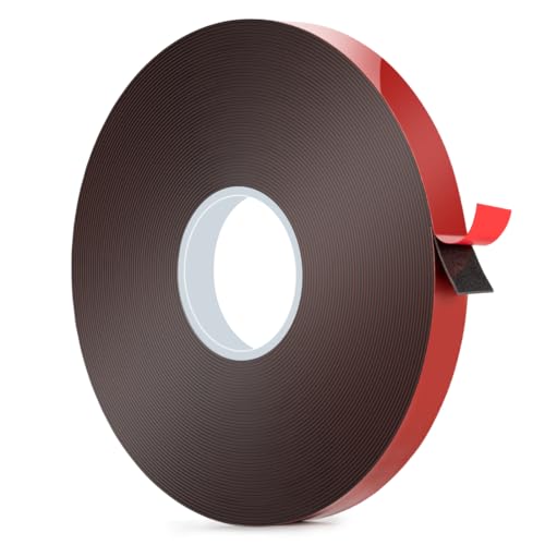 BTF-LIGHTING Doppelseitiges Klebeband 98.4ft/30m x 0.47in/12mm Hochleistungs-Montageband Starkes Klebeband Wasserdichtes Band für 5050SMD FCOB CCT RGB RGBW LED-Streifen Installation von BTF-LIGHTING