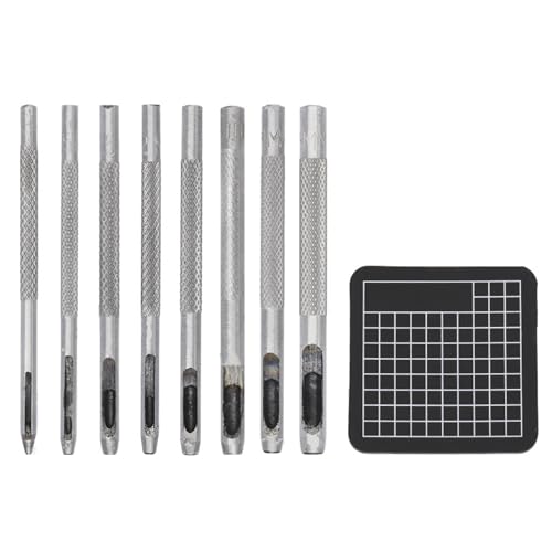 BTGHPI 1–13 mm runder Lochstanzer, Stanzer, Werkzeug-Set, Edelstahl, praktisches Lederstanzer-Werkzeug BTGHPI 1–13 mm runder Lochstanzer, Stanzer, Werkzeug-Set, Edelstahl, praktisches Lederstanzer-Werkzeug von BTGHPI