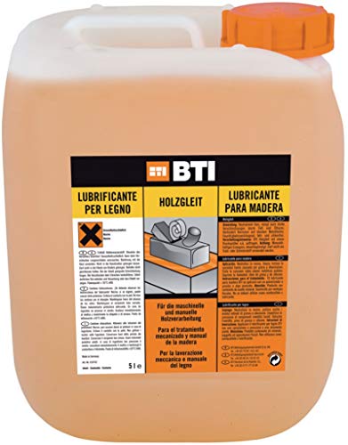 BTI Holz-Gleitmittel für maschinelle und manuelle Holzverarbeitung, Kanister 5L von BTI