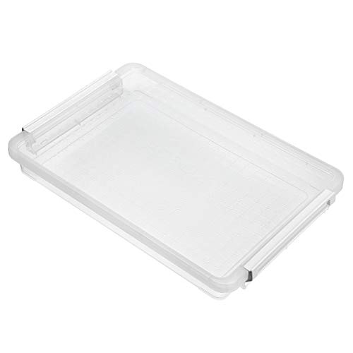 BTSKY A4 Plus transparente Aufbewahrungsbox aus PP-Kunststoff, stapelbar, für Schreibtisch, Papier, Zeitschriften, mit Schnalle, Bürobedarf, Zubehör, Aktenschutz, Organizer, tragbare Projekttasche BTSKY A4 Plus transparente Aufbewahrungsbox aus PP-Kunststoff, stapelbar, für Schreibtisch, Papier, Zeitschriften, mit Schnalle, Bürobedarf, Zubehör, Aktenschutz, Organizer, tragbare Projekttasche von BTSKY