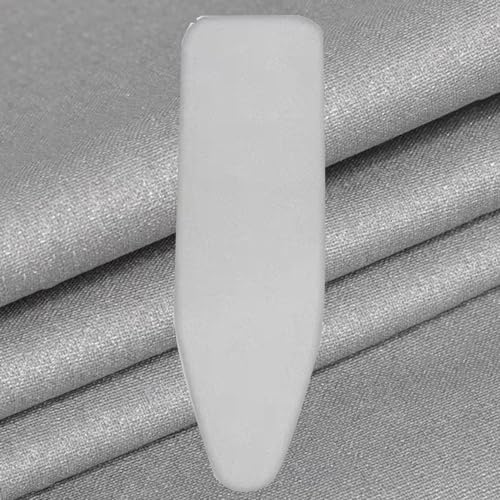 15x48 Zoll Bügelbrettbezug und -unterlage, wärmereflektierende Bügelbrettunterlage mit Polsterung, Baumwoll-Bügelpolsterung mit Kordelzug 13x36, 13x39, 14x44(Silver,15x48 inch(40x120 cm)) von BTWYU