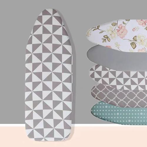 Bügelbrettbezug 15x45 Zoll, Bügelbrett-Ersatzbezug, Bügelbrettunterlage aus Baumwolle, verstellbarer Bügelbrettbezug und -unterlage, hitzebeständig(A,12x35 Inch (90x30 Cm)) von BTWYU