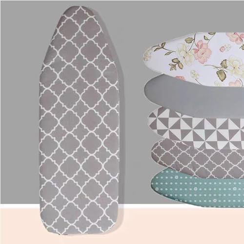 Bügelbrettbezug 15x45 Zoll, Bügelbrett-Ersatzbezug, Bügelbrettunterlage aus Baumwolle, verstellbarer Bügelbrettbezug und -unterlage, hitzebeständig(C,12x35 Inch (90x30 Cm)) von BTWYU