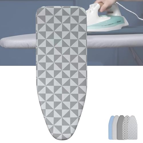 Bügelbrettbezug mit Polsterung, 12 x 36 Zoll, 13 x 39 Zoll, 13 x 43 Zoll, 15 x 48 Zoll, Baumwoll-Bügelbrettpolster, Bügelbrettbezug mit wärmereflektierender Beschichtung(B,13x43 Inch(34x110 Cm)) von BTWYU