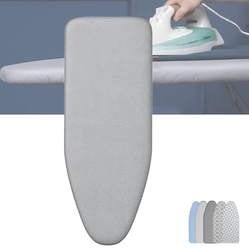 Bügelbrettbezug mit Polsterung, 12 x 36 Zoll, 13 x 39 Zoll, 13 x 43 Zoll, 15 x 48 Zoll, Baumwoll-Bügelbrettpolster, Bügelbrettbezug mit wärmereflektierender Beschichtung(Silver,13x39 Inch(34x100cm)) Bügelbrettbezug mit Polsterung, 12 x 36 Zoll, 13 x 39 Zoll, 13 x 43 Zoll, 15 x 48 Zoll, Baumwoll-Bügelbrettpolster, Bügelbrettbezug mit wärmereflektierender Beschichtung(Silver,13x39 Inch(34x100cm)) von BTWYU