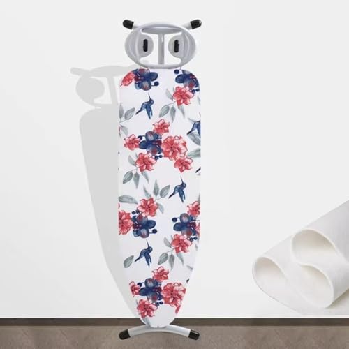 Ironing Board Covers，Ironing Board Bügelbrettbezug und -unterlage, 13 x 43 Zoll, Baumwoll-Bügelbrettbezug mit Polsterung, hitzebeständiger Bügelbrettbezug und -unterlage, elastisch(Flower) von BTWYU