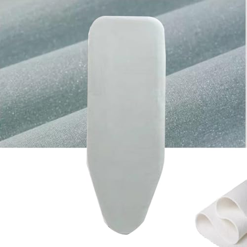Ironing Board Covers，Ironing Board Bügelbrettbezug und -unterlage, 13 x 43 Zoll, Baumwoll-Bügelbrettbezug mit Polsterung, hitzebeständiger Bügelbrettbezug und -unterlage, elastisch(Light Green) von BTWYU