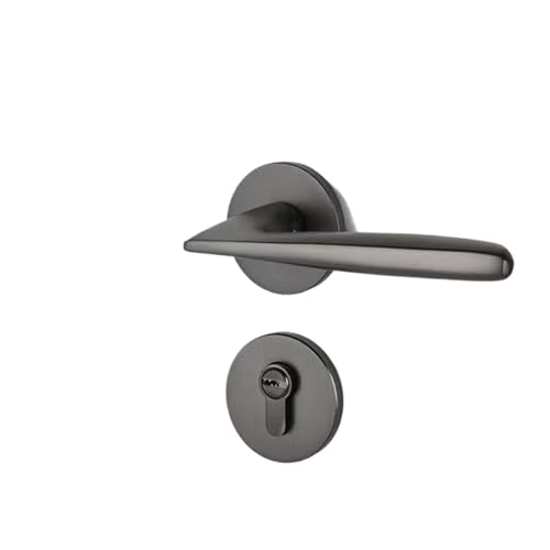 BTYKUYOO Haushaltsraum Aluminium Split Massivholztür Sternenhimmel Grau Stumm Aluminiumoxid Magnetverschluss Hardware Türschloss(Gray Large 58 Magnetic) von BTYKUYOO