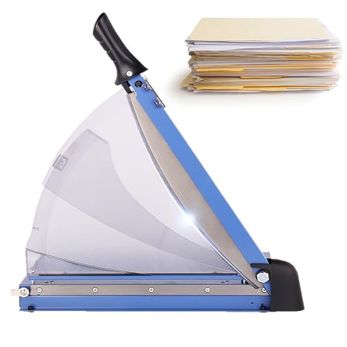 A4-Metall-Guillotine-Papierschneider, Guillotine-Papierschneider, 40 Blatt Kapazität, Metallbasis, blau, for A4- und A6-Papier A4-Metall-Guillotine-Papierschneider, Guillotine-Papierschneider, 40 Blatt Kapazität, Metallbasis, blau, for A4- und A6-Papier von BTYQKZVPM
