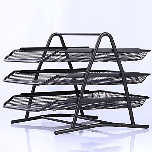 Ablagefächer, Aktenregal mit 3 Ebenen, Büro-Organizer, A4-Ablage, Werkbank, ordentliches Aktenregal, Schreibtisch-Dokumentenablage, Briefpapier-Aufbewahrungstasche, schwarzer Akten-Organizer Ablagefächer, Aktenregal mit 3 Ebenen, Büro-Organizer, A4-Ablage, Werkbank, ordentliches Aktenregal, Schreibtisch-Dokumentenablage, Briefpapier-Aufbewahrungstasche, schwarzer Akten-Organizer von BTYQKZVPM