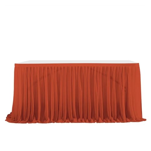 BTYQKZVPM Tischrock-Dekoration, Tutu Tüll Tischröcke Abdeckung for Veranstaltungen und Home Decor in Multicolor mehrere Größen(Caramel,4FT (122x77cm)) von BTYQKZVPM