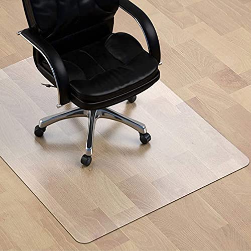 BTYQKZVPM Tischschutz Clear Vinyl Tischunterlage, Bürostuhlmatte und Haustiermöbel-Bodenschutz for Harte Böden, 2 mm PVC, mehrere Größen(50x80cm/19.7x31.5in) von BTYQKZVPM