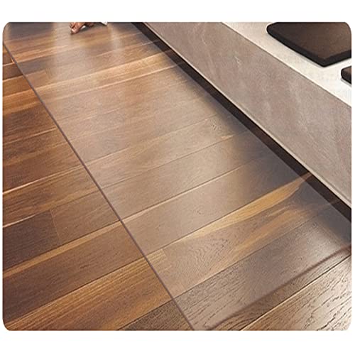 BTYQKZVPM Tischschutz Clear Vinyl Tischunterlage, PVC-Bodenmatte for Bürostühle auf Hartholzböden, 1,5 mm dick, wasserdicht, Matte Oberfläche, mehrere Größen(95x130cm/37.4x51.2in) von BTYQKZVPM