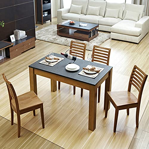 BTYQKZVPM Tischschutz Clear Vinyl Tischunterlage, PVC-Stuhlmatte, transparent, mehrere Größen, Bodenschutz(120x150cm/47.2x59.1in) von BTYQKZVPM