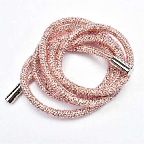 Kordelzug, Ersatz-Kordelzug Kordel Strass 120 cm 6 mm Multicolor(Champagne-1) von BTYQKZVPM