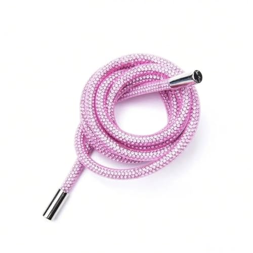 Kordelzug, Ersatz-Kordelzug Kordel Strass 120 cm 6 mm Multicolor(Pink-1) von BTYQKZVPM