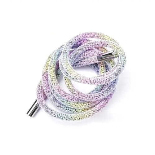 Kordelzug, Ersatz-Kordelzug Kordel Strass 120 cm 6 mm Multicolor(Rainbow-1) von BTYQKZVPM