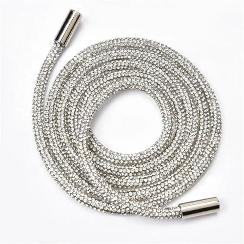 Kordelzug, Ersatz-Kordelzug Kordel Strass 120 cm 6 mm Multicolor(White) von BTYQKZVPM