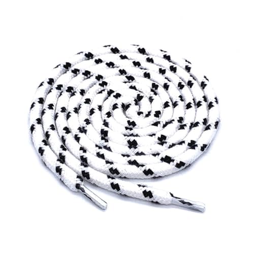 Kordelzug, Ersatz-Kordelzug aus Polyester, 6 mm x 125 cm, mehrfarbig(Black White) von BTYQKZVPM