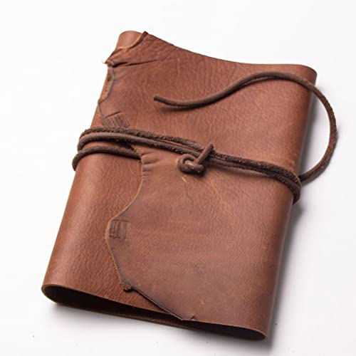 Reise-Notizblock Echte handgemachte A5 Vintage Retro Reisetagebuch Notizblock Geburtstagsgeschenk von BTYQKZVPM
