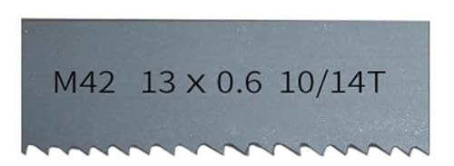 Sägeblatt,Hochleistungs-Bandsägeblatt, 2 Stück Bi-Metallbänder 1826, 1840 mm, 1860 x 13 mm, M42-Bandsäge Sägeblatt,Hochleistungs-Bandsägeblatt, 2 Stück Bi-Metallbänder 1826, 1840 mm, 1860 x 13 mm, M42-Bandsäge von BTYQKZVPM