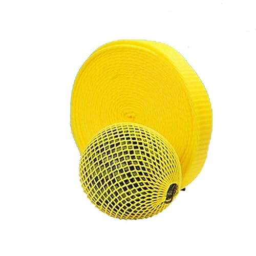 Schaumstoff-Netzhülle mit Tasche, 9cm x 20m Farbe Obst Schaum Net Hülse Set Tasche Lange Rolle Stoßfest Schutz(Yellow) von BTYQKZVPM