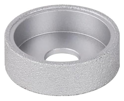 Schleifscheibe mit abgerundeter Kante, Vakuumgelötete Diamantschleifscheibe 75 mm, Bohrung 22 mm, Körnung 60, 10-35 mm, mehrere Profile für Marmor, Granit, Quarz, Keramik, trocken oder nass (Parallel von BTYQKZVPM