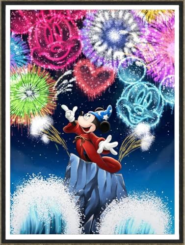 BUANJIAJU Kreuzstich-Set Disney 11CT-40 * 50cm Handarbeitsset Textilkunst Künstlerische Handarbeit Freude am Basteln für Strickliebhaber Handgemachtes Geschenk Künstlerischer Ausdruck von BUANJIAJU