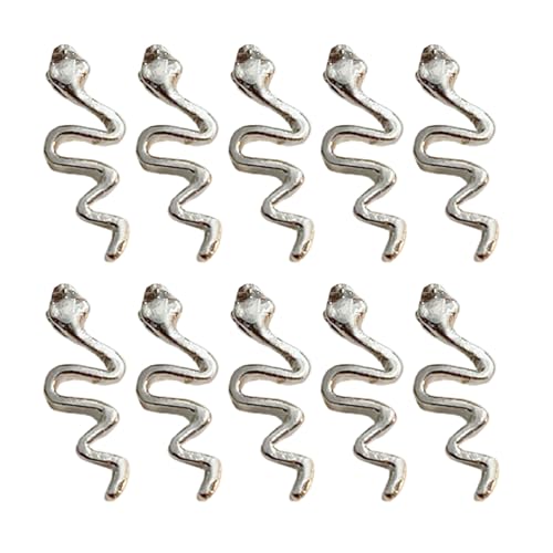 10 PCs Multiple Farb Schlangenform Nägel Zauber Schlangenkunst Charme Lieferungen Kunstdekorationen Für Frau 10 PCs Multiple Farb Schlangenform Nägel Zauber Schlangenkunst Charme Lieferungen Kunstdekorationen Für Frau von BUBEFSKD