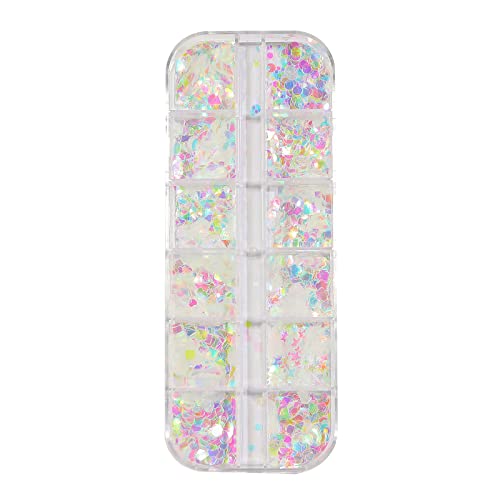 12 Gitter Maniküre Nägel Kunstdekorationen Buntes Nagel Glitzer Holographische Pailletten Nails Supplies For Salon Glitter Flocken Meerjungfrau Pailletten Dekoration Für Frauen 12 Gitter Maniküre Nägel Kunstdekorationen Buntes Nagel Glitzer Holographische Pailletten Nails Supplies For Salon Glitter Flocken Meerjungfrau Pailletten Dekoration Für Frauen von BUBEFSKD