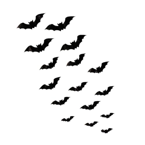 16pcs Fledermäuse Wandaufkleber Halloween Wall Fensterdekor Schwarz Gruselige Fledermaus Halloween Dekoration Für Schlafzimmer Wohnzimmer Aufkleber Buch Für Journaling 16pcs Fledermäuse Wandaufkleber Halloween Wall Fensterdekor Schwarz Gruselige Fledermaus Halloween Dekoration Für Schlafzimmer Wohnzimmer Aufkleber Buch Für Journaling von BUBEFSKD