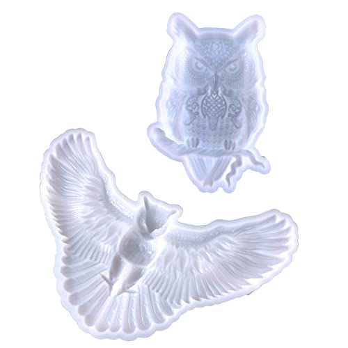 2x OWER Pendant Silikonform Epoxidschmuck Guss Fliegen Ulluhen Charme Harz Schmuck Crafting Backformen 2x OWER Pendant Silikonform Epoxidschmuck Guss Fliegen Ulluhen Charme Harz Schmuck Crafting Backformen von BUBEFSKD