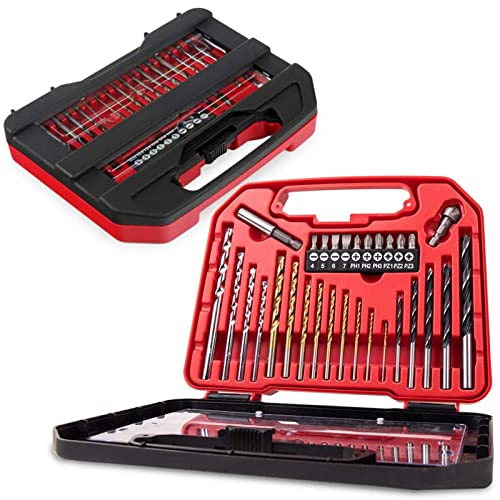 30 Stücke Multifunktional Hochgeschwindigkeitsstahl Drehbohrbohrer Mit 25 Mm/0 98 Zoll Für Hartmetall/Stahl/Holz Drehbohrbohrer Für Beton Und Zement Eingestellt von BUBEFSKD