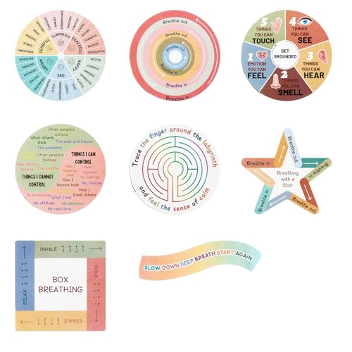 8/9 PCs Angstzustände Sensorische Aufkleber Ästhetische Aufkleber Beruhigen Relief Beruhigungsaufkleber Für Laptop Sammelalbum Ästhetische Sensorische Angst Angst Beruhigend 8/9 PCs Angstzustände Sensorische Aufkleber Ästhetische Aufkleber Beruhigen Relief Beruhigungsaufkleber Für Laptop Sammelalbum Ästhetische Sensorische Angst Angst Beruhigend von BUBEFSKD