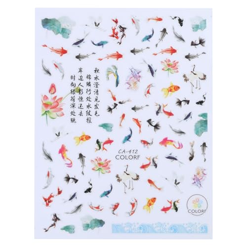 Goldfisch Malerei Aufkleber Nagelkunst Dekorationen Epoxidharz Formfüller Bastel Schmuck Making Füllungen Harzfüller Charme Masse Goldfisch Malerei Aufkleber Nagelkunst Dekorationen Epoxidharz Formfüller Bastel Schmuck Making Füllungen Harzfüller Charme Masse von BUBEFSKD