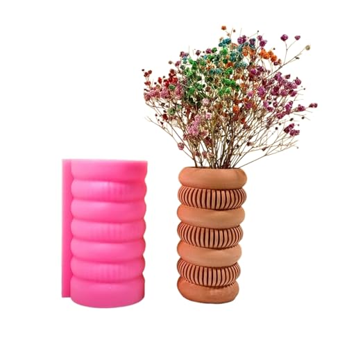 Personalisierte Blütenanordnung Form Flexibler Blütenopf Silikonform Für Zarte Kreise Vase In Handwerkskreisen Muster Vase von BUBEFSKD