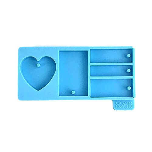 Schmuck Gussformen Anhänger Silikonharzformen Rechteck Epoxy Gussform Schimmel Schlüsselbund Bastelwerkzeuge Herz Silikon Schlüsselbund/Ohrringe/Halskette/Anhänger Herz Mit Heller Schmuck Gussformen Anhänger Silikonharzformen Rechteck Epoxy Gussform Schimmel Schlüsselbund Bastelwerkzeuge Herz Silikon Schlüsselbund/Ohrringe/Halskette/Anhänger Herz Mit Heller von BUBEFSKD