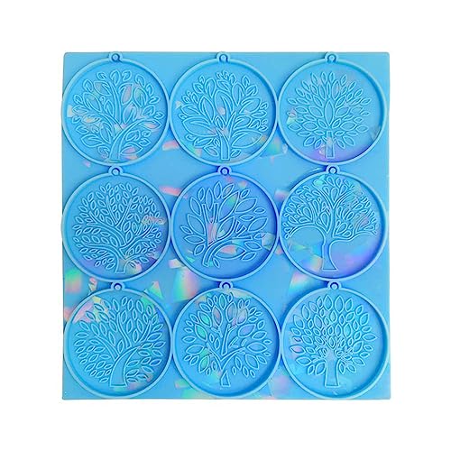 Schmuckgussschimmel Lebensdauer Baum Silikon Harz Für Wind Schlüsselanhänger Ornament Anhänger Holographische Harzform Schlüsselbund von BUBEFSKD