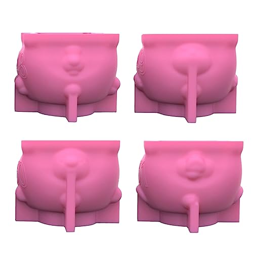 Silikonbetonblüte Topf Formen Welpe Katze Bären Schwein Form Pflanzer Tierstifthalter Epoxid Home Desktop von BUBEFSKD