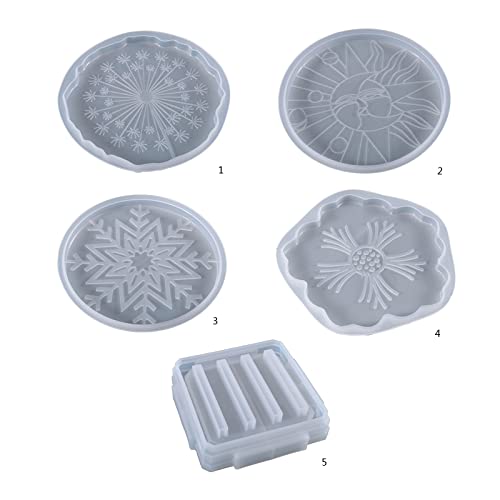 Unregelmäßige Blumenmuster Untersetzer Tablett Form Flexible Silikonform Für Hausdekoration Stilvolle Tassenmatten Making Formen Silikonhandwerksform von BUBEFSKD