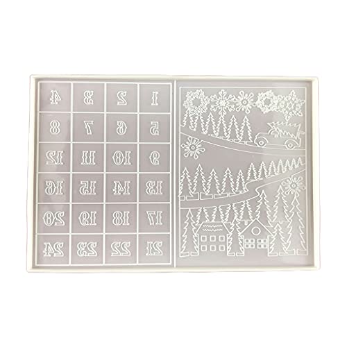 Weihnachten Countdown Epoxidform Weihnachtskalender Auflistung Wandhänge Dekoration Desktop Einstellung Silikonform Epoxidharz Silikonformen Für Schmuck Weihnachten Countdown Epoxidform Weihnachtskalender Auflistung Wandhänge Dekoration Desktop Einstellung Silikonform Epoxidharz Silikonformen Für Schmuck von BUBEFSKD