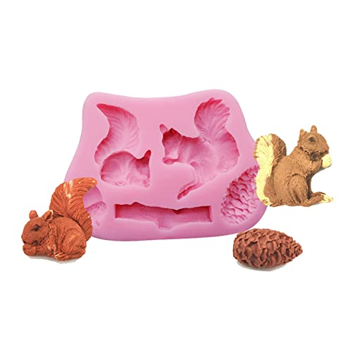 Zweig/Tiere Fondant Schokoladenform Kuchen Dekorieren Backwerkzeug Handgefertigte Seifen Silikone Dekoration Formen Leicht Zu Reinigen Schokoladenformen Für Haushalt Niedliche Seifenformen Silikone von BUBEFSKD
