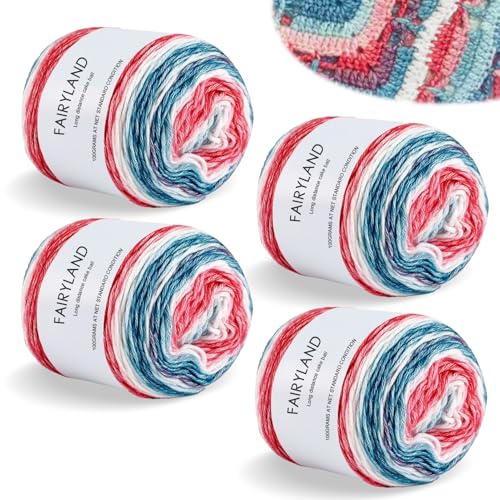 Wolle Farbverlauf 400g, Wolle zum Häkeln, Cupcakes Bobbel, Häkelwolle Farbverlaufsgarn zum Stricken Elegante Pullover Schal Decke - Blau rosa Wolle Farbverlauf 400g, Wolle zum Häkeln, Cupcakes Bobbel, Häkelwolle Farbverlaufsgarn zum Stricken Elegante Pullover Schal Decke - Blau rosa von BUERPINKING
