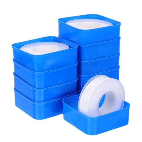 BUGUUYO 10 Rollen Klempnerband Wasserdichtes Dichtungsband Wasserdichtes Klebeband Schlauchreparatur Auslaufsicheres Klebeband Dichtband Für Lecks Schlauch Reparatur Kunststoffbänder Ptfe von BUGUUYO