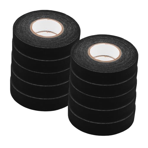 BUGUUYO 10 Stück Kabelbaumband Kabelbaumgewebeband Klebeband fürs Auto Gewebeband fürs Auto Gewebeband für Kabelbäume hitzebeständiges Isolierband Kabelbahn Flanell Black BUGUUYO 10 Stück Kabelbaumband Kabelbaumgewebeband Klebeband fürs Auto Gewebeband fürs Auto Gewebeband für Kabelbäume hitzebeständiges Isolierband Kabelbahn Flanell Black von BUGUUYO