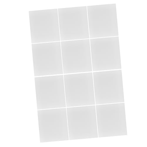 BUGUUYO 12 Stück Kopiertafel drucken Stiftmatte für 3D-Drucker transparentes Zeichenbrett Pauspapier zum Zeichnen Graphitpapier zum Durchzeichnen Pauspapierblock Graffiti Zeichenbrett PVC von BUGUUYO