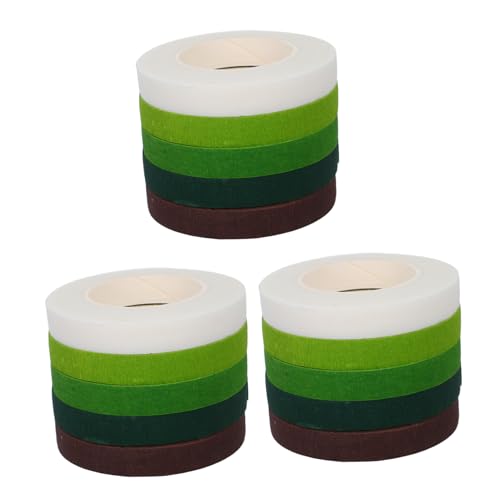 BUGUUYO 15 Stück Floristenband Bunte Selbstklebende Floristik Bänder für Blumensträuße und Kreative Projekte Stark Haftend für Kunstblumen und Hochzeitsarrangements BUGUUYO 15 Stück Floristenband Bunte Selbstklebende Floristik Bänder für Blumensträuße und Kreative Projekte Stark Haftend für Kunstblumen und Hochzeitsarrangements von BUGUUYO