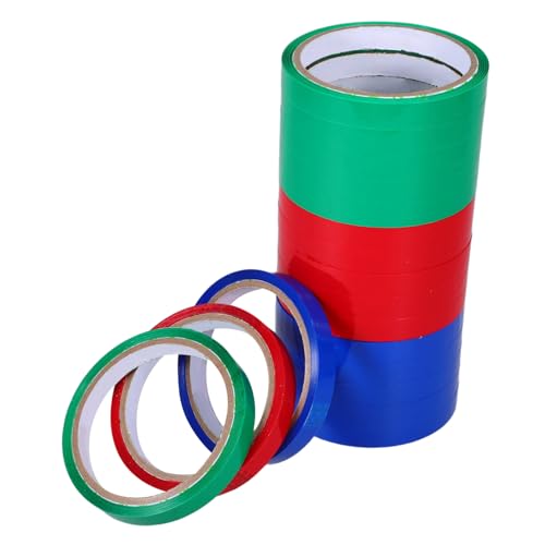 BUGUUYO 18 Rollen Bündelband Klebeband für Verpackungskartons zerbrechliches Packband Wickelband buntes Klebeband Beutelverschlussband strapazierfähiges Dichtungsband Lebensmittelband PVC von BUGUUYO