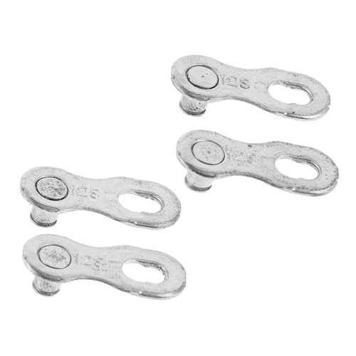 BUGUUYO 2 Paare Fahrradkette Verbinder Schnellverschluss Mountainbike Kettenglieder Steckverbinder aus Stahl Silber für Einfache Montage und Lange Haltbarkeit BUGUUYO 2 Paare Fahrradkette Verbinder Schnellverschluss Mountainbike Kettenglieder Steckverbinder aus Stahl Silber für Einfache Montage und Lange Haltbarkeit von BUGUUYO