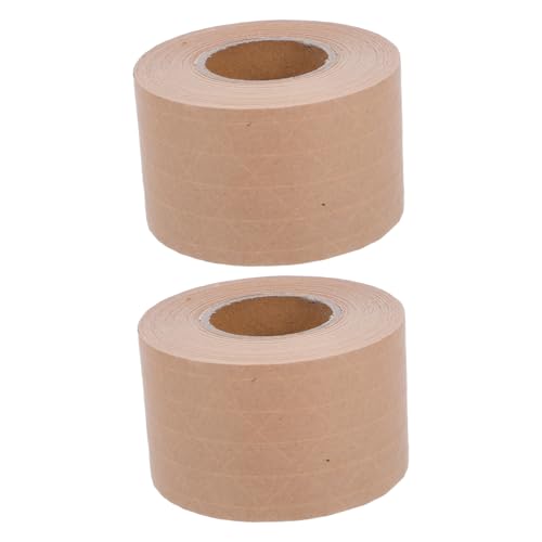 BUGUUYO 2 Rollen Beschreibbar und Biologisch Klebeband für Sicheres Verpacken und Versenden von BUGUUYO